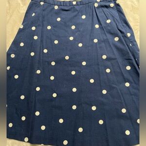 J Crew a-line cotton skirt